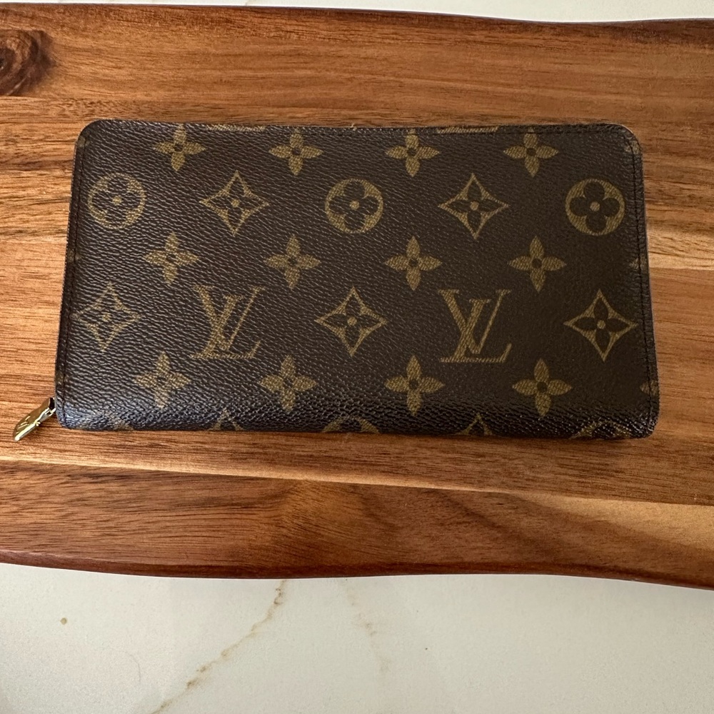 Louis Vuitton Brown Long Monogram Wallet